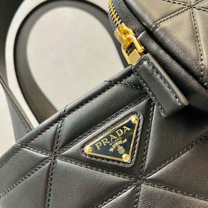 PRADA 1BG548 カーフスキン、ラムレザー プリント 斜め掛けバッグ、ショルダーバッグ、トートバッグ、ハンドバッグ トート、ミニ 26x17x14cm サイズ:26x17x14cm