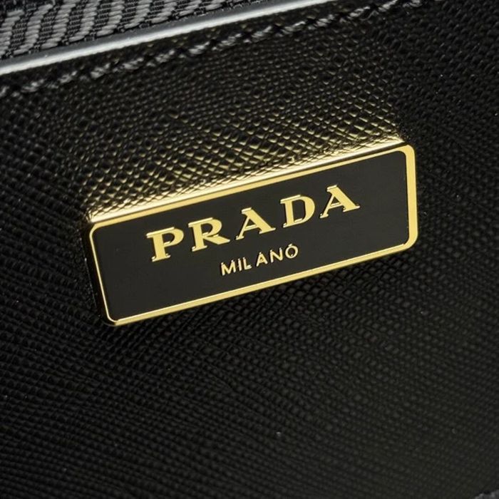 PRADA 1BA863 レザー ゴールド 斜め掛けバッグ、ショルダーバッグ ガレリア、クラシック 28x20x12cm サイズ:28x20x12cm