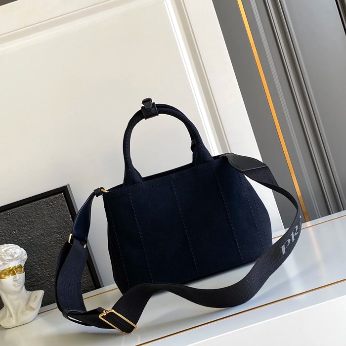 PRADA 1BG464 キャンバス、リネン プリント 斜め掛けバッグ、ショルダーバッグ、ハンドバッグ、ハンドバッグ ソフトラックス、編み、クラシック 26x19x15cm サイズ:26x19x15cm