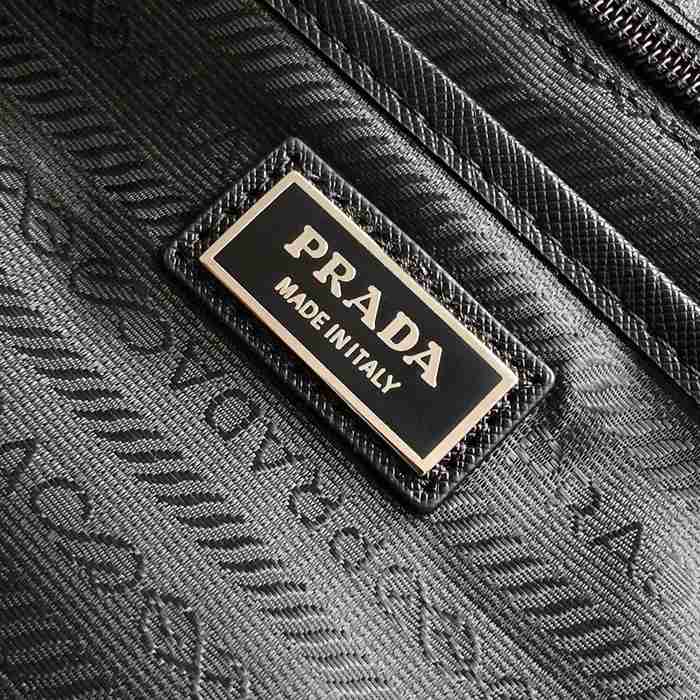 PRADA 2VZ110 ナイロン ゴールド ショルダーバッグ、リュックサック ナイロン、クラシック 39x34x15cm サイズ:39x34x15cm