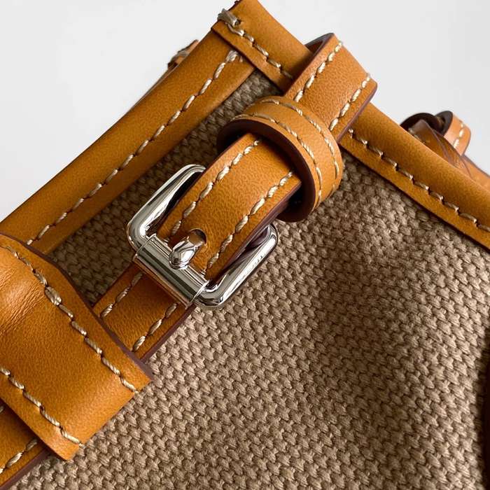 PRADA 1BA486 カーフスキン、リネン プリント 斜め掛けバッグ、ショルダーバッグ、ハンドバッグ、ハンドバッグ ソフトラックス、ヴィンテージ、ミニ 24x12cm サイズ:24x12cm