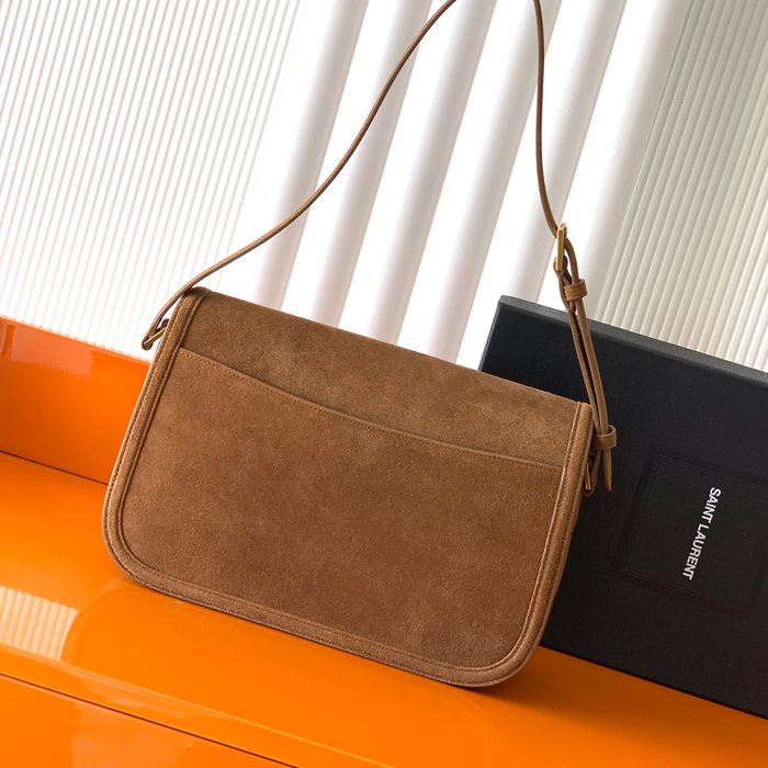 SAINT LAURENT 832332 ラムレザー、マット ゴールド、マット ハンドバッグ クラシック 29x18cm サイズ:29x18cm