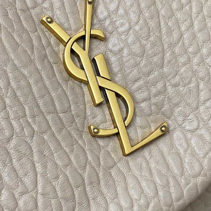 SAINT LAURENT 777399 ラムレザー、エレファント ゴールド、エレファント ハンドバッグ クラシック 37x21x10cm サイズ:37x21x10cm