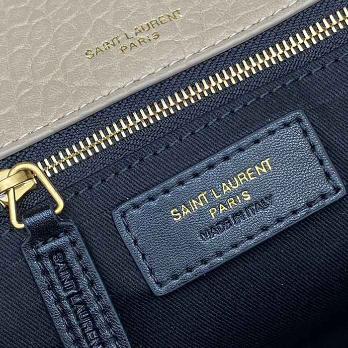 SAINT LAURENT 777399 ラムレザー、エレファント ゴールド、エレファント ハンドバッグ クラシック 37x21x10cm サイズ:37x21x10cm