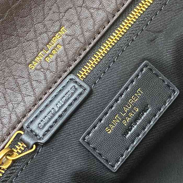 SAINT LAURENT 777399 ラムレザー レッド、ゴールド ハンドバッグ クラシック 37x21x10cm サイズ:37x21x10cm