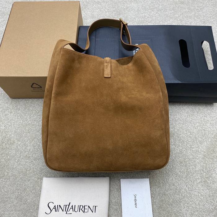 SAINT LAURENT 753837 マット ゴールド、キャラメル、マット 脇下バッグ 大、クラシック 31x30x13cm サイズ:31x30x13cm