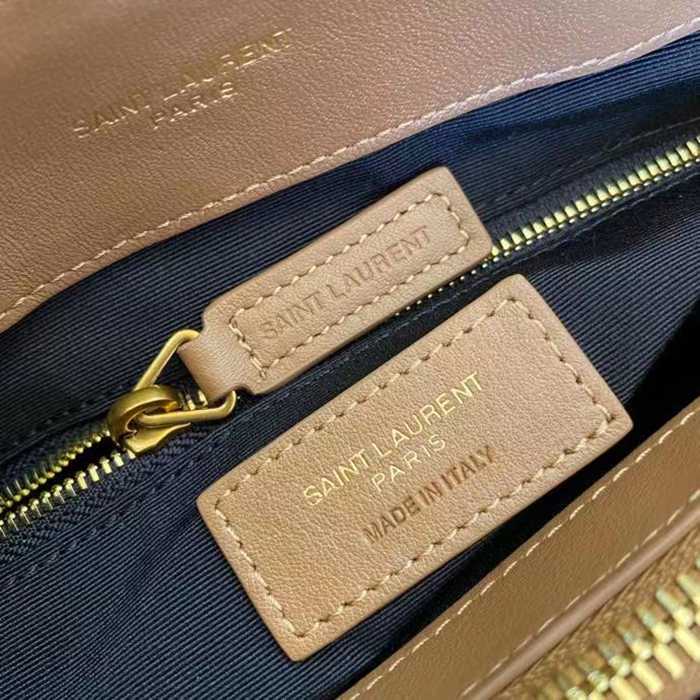 SAINT LAURENT 459749 マット ゴールド、イエロー、マット ハンドバッグ クラシック 32x22x12cm サイズ:32x22x12cm