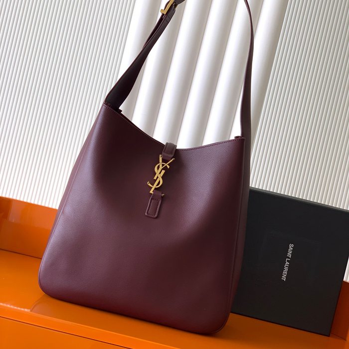 SAINT LAURENT 753837 レッド、ゴールド 脇下バッグ 大、クラシック 31x30x13cm サイズ:31x30x13cm