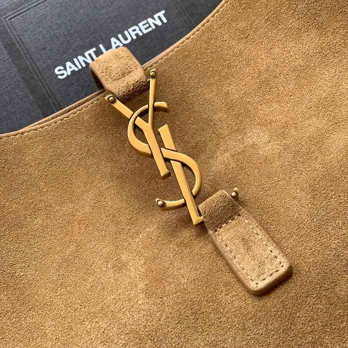 SAINT LAURENT 753837 マット ゴールド、マット 脇下バッグ 大、クラシック 31x30x13cm サイズ:31x30x13cm