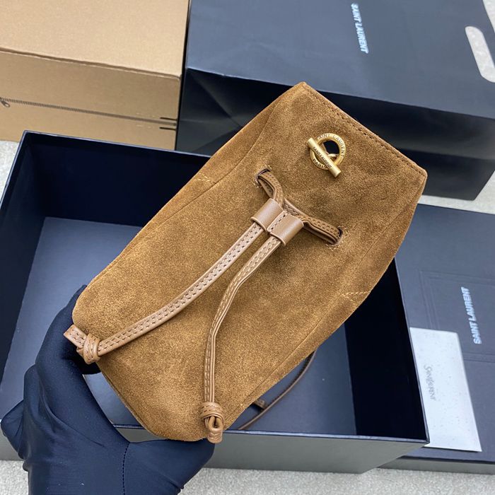SAINT LAURENT 862712 マット ブラウン、ゴールド、マット トートバッグ ジェイミー 26x18x11cm サイズ:26x18x11cm