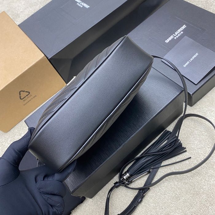 SAINT LAURENT 505730 ブラック、シルバー 斜め掛けバッグ クラシック 23x16cm サイズ:23x16cm