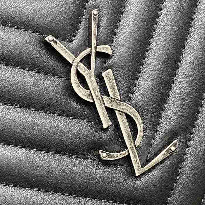 SAINT LAURENT 505730 ブラック、シルバー 斜め掛けバッグ クラシック 23x16cm サイズ:23x16cm
