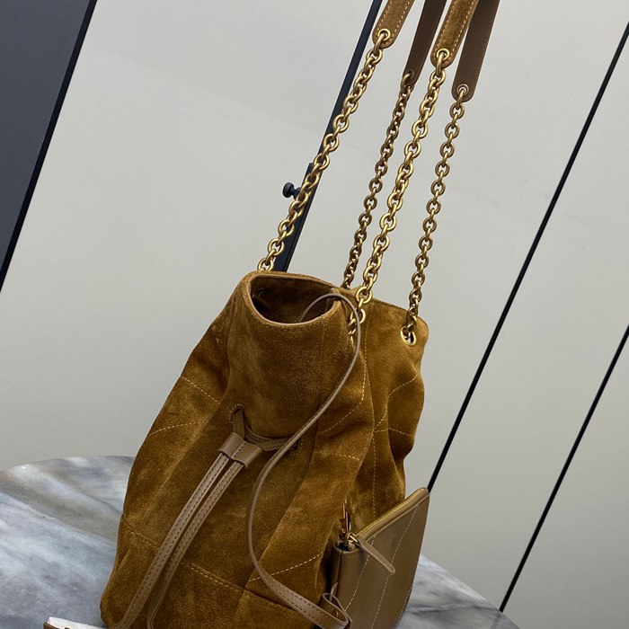 SAINT LAURENT 833948 ラムレザー、マット ゴールド、キャラメル、マット トートバッグ、脇下バッグ ジェイミー 29x27x11cm サイズ:29x27x11cm