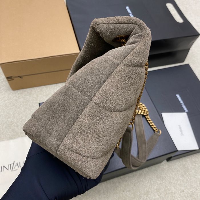 SAINT LAURENT 577476 マット グリーン、ゴールド、マット 斜め掛けバッグ チェーン、クラシック 29x17x11cm サイズ:29x17x11cm