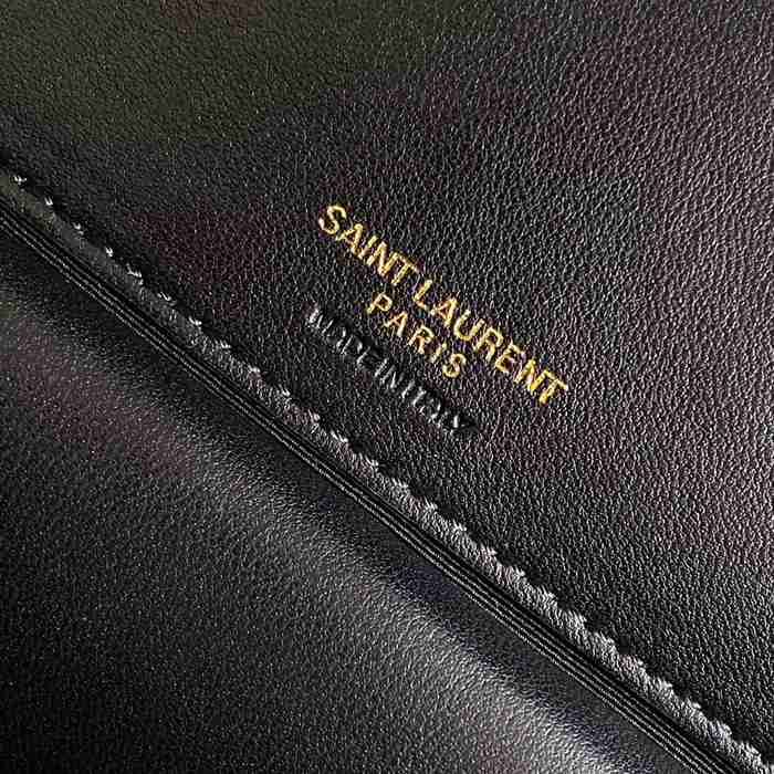 SAINT LAURENT 801439 ラムレザー 斜め掛けバッグ チェーン 29x17cm サイズ:29x17cm
