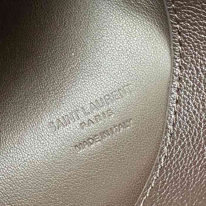 SAINT LAURENT 850545 カーフレザー ブラック、ゴールド ショルダーバッグ、脇下バッグ クラシック 31x30x13cm サイズ:31x30x13cm