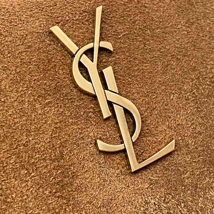 SAINT LAURENT 819271 ラムレザー、エレファント ゴールド、キャラメル、マット 斜め掛けバッグ、チェーンバッグ、封筒バッグ チェーン、封筒、カリプソ、ミニ 19x12cm サイズ:19x12cm