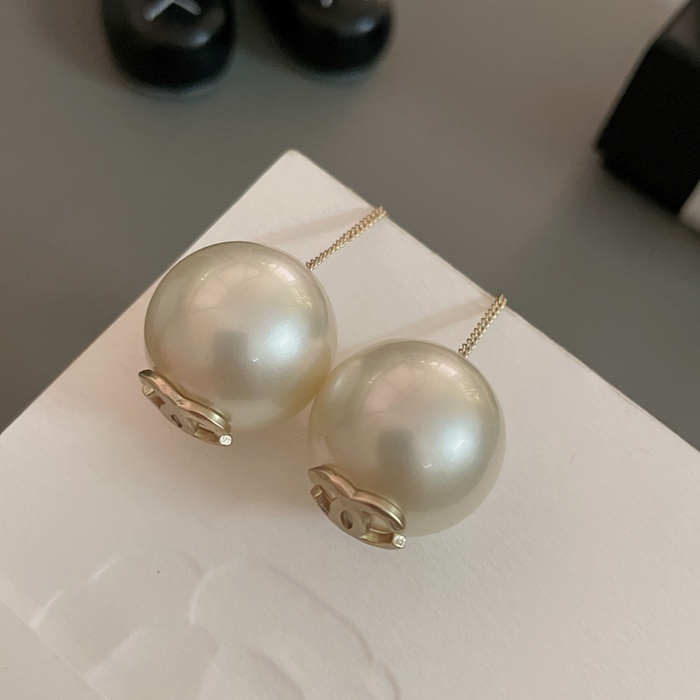 シャネル スタイル ピアス パール