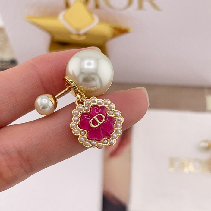 ディオール スタイル ピアス クローバー
