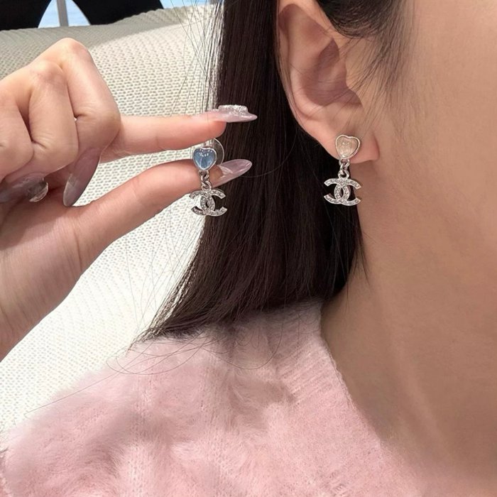 シャネル スタイル ピアス ハート