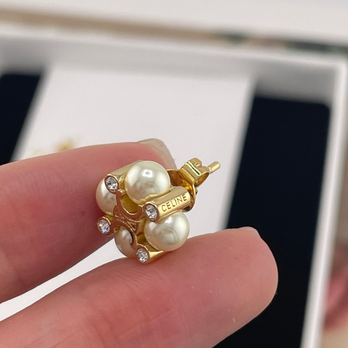 シャネル スタイル ピアス スクエア パール