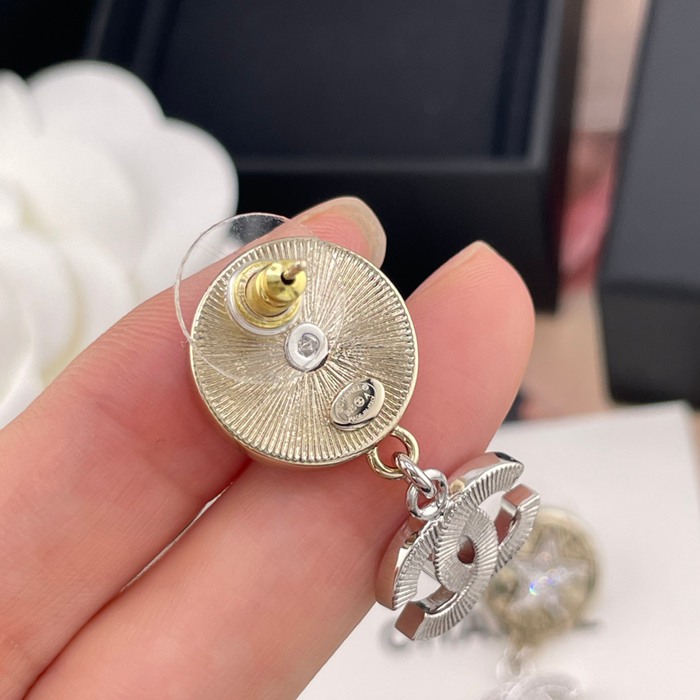 シャネル スタイル ピアス コイン