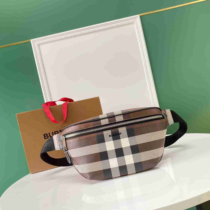 BURBERRY バーチバーン チェック ウエストバッグ メンズ 37.5×17×8cm BURBERRY バーチバーン チェック ウエストバッグ メンズ 37.5×17×8cm