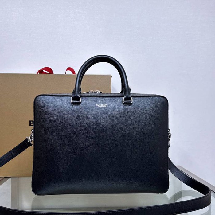 BURBERRY ブリーフケース グレインレザー メンズ 37×27×9cm BURBERRY ブリーフケース グレインレザー メンズ 37×27×9cm