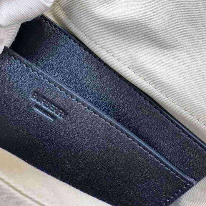 BURBERRY ショルダーバッグ コットンブレンド メンズ 25×16×8cm