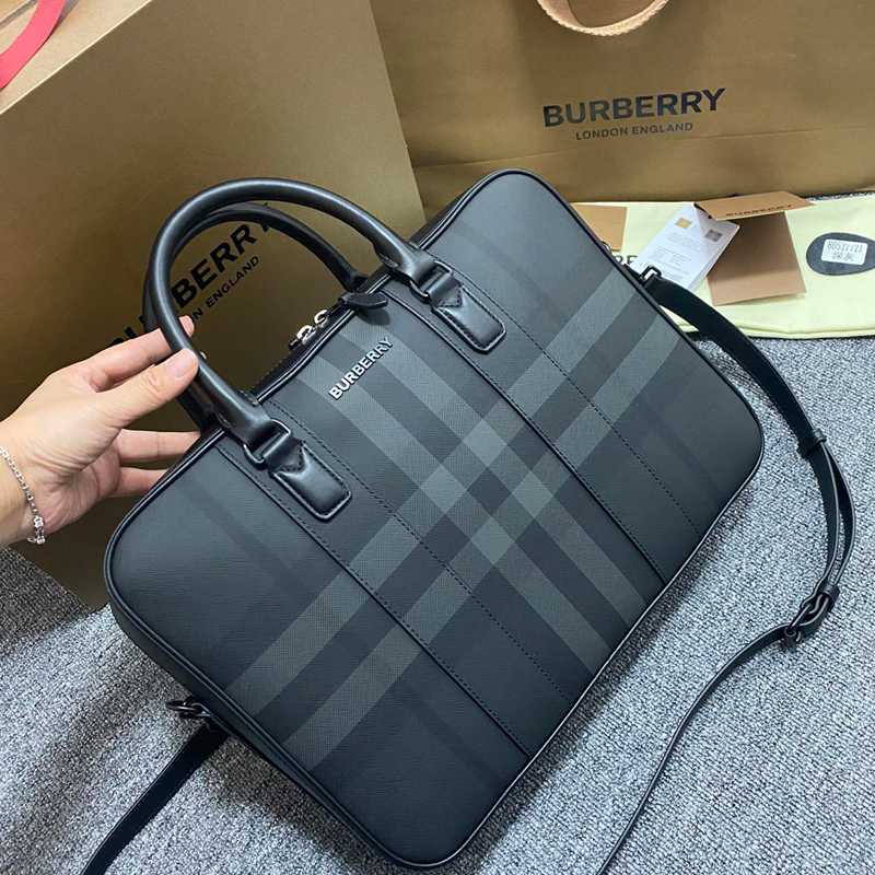 BURBERRY チェック ブリーフケース メンズ 38×28×9cm BURBERRY チェック ブリーフケース メンズ 38×28×9cm