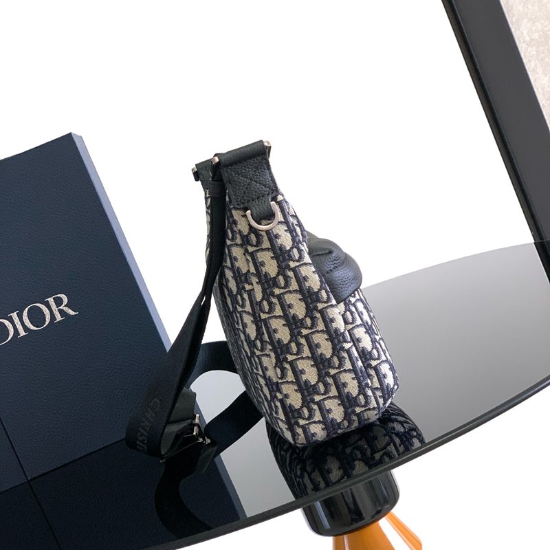 DIOR ライダー ソフト ショルダーバッグ オブリーク メンズ 25×22×9cm