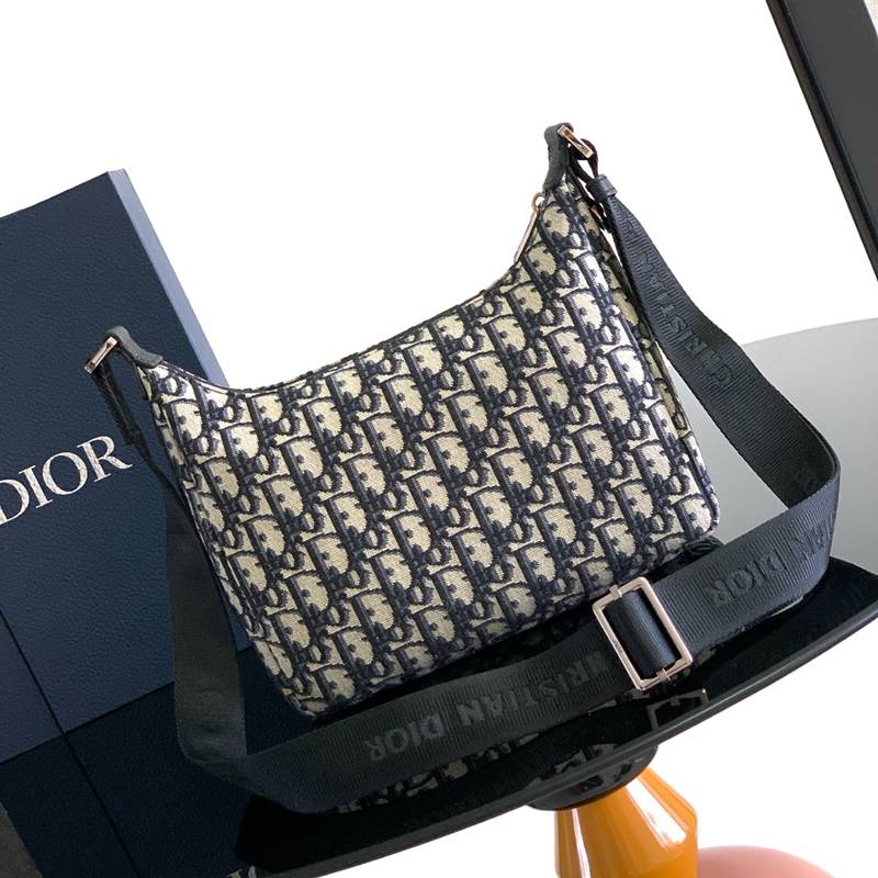 DIOR ライダー ソフト ショルダーバッグ オブリーク メンズ 25×22×9cm