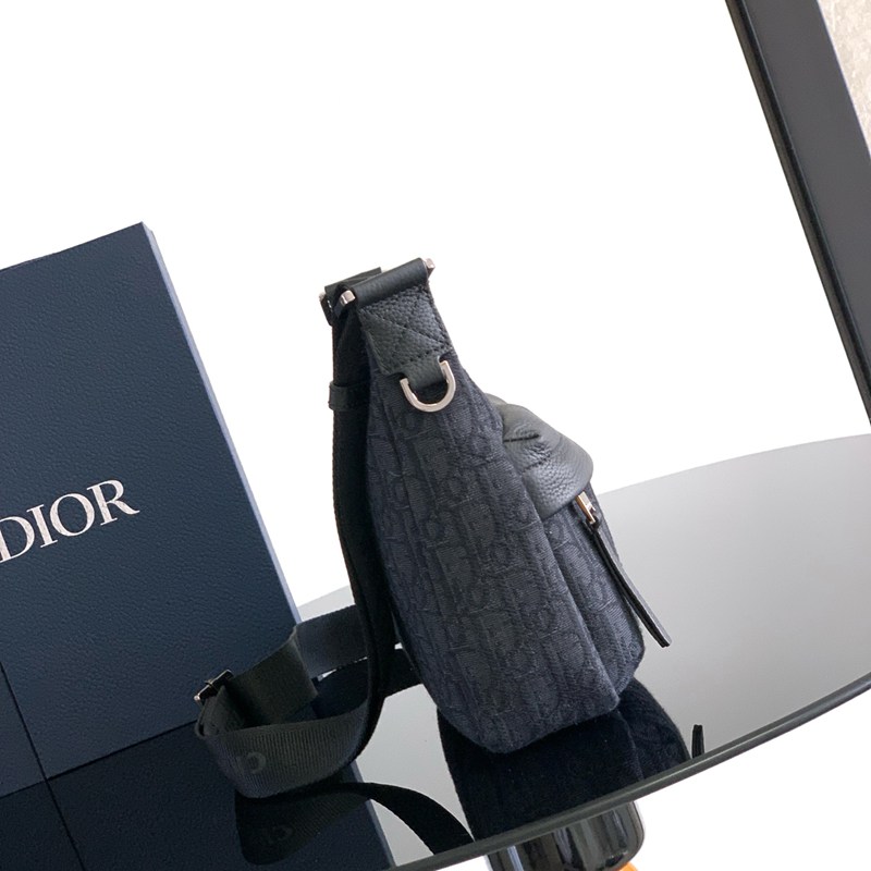 DIOR ライダー ソフト ショルダーバッグ オブリーク メンズ 25×22×9cm