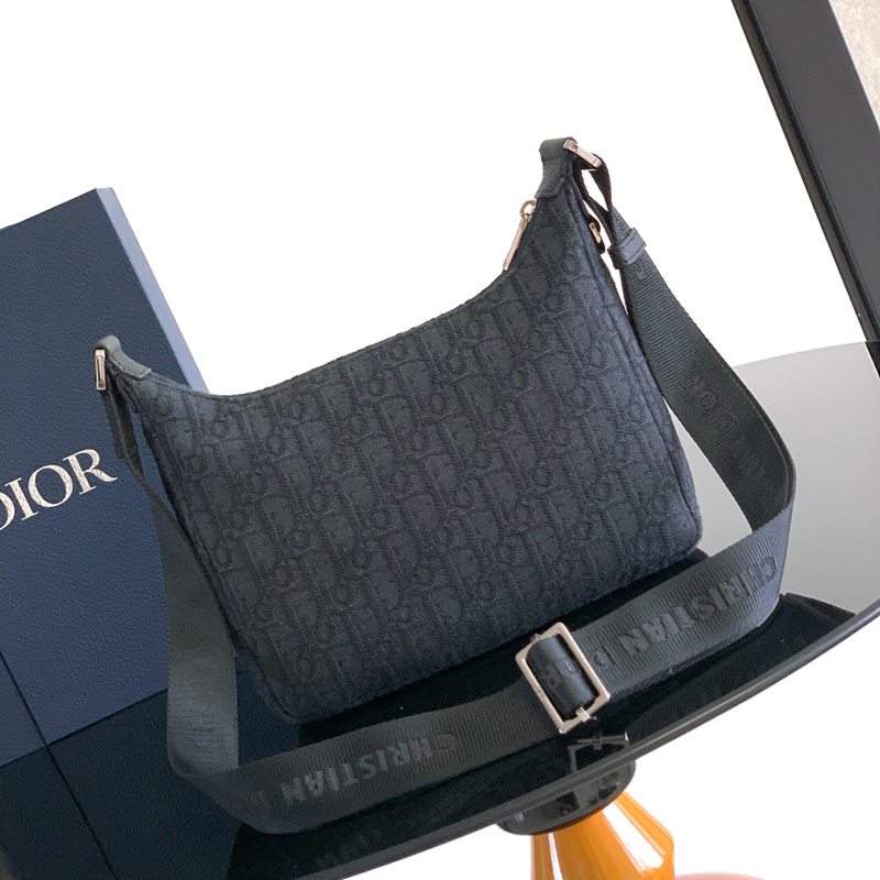 DIOR ライダー ソフト ショルダーバッグ オブリーク メンズ 25×22×9cm