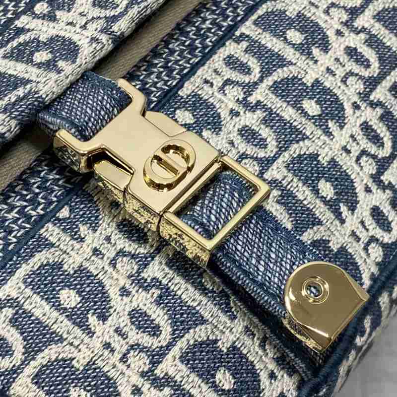 DIOR サドル メッセンジャーバッグ ラフィア ユニセックス 23×15×8cm