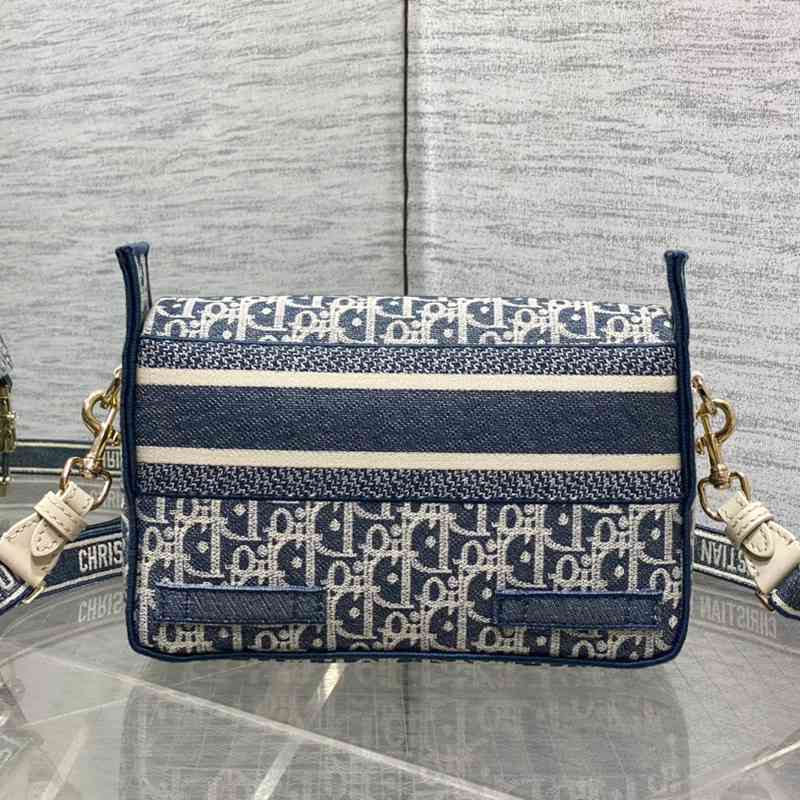 DIOR サドル メッセンジャーバッグ ラフィア ユニセックス 23×15×8cm