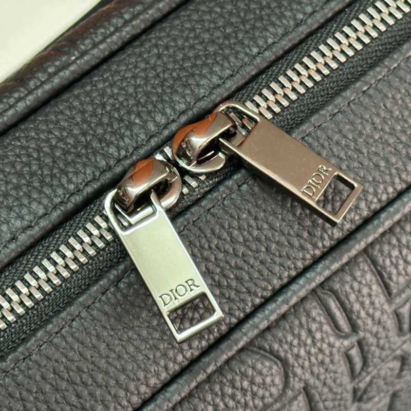 DIOR ブリーフケース CDダイヤモンド キャンバス メンズ 37×28×6cm