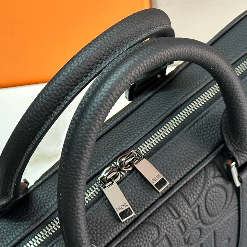 DIOR ブリーフケース CDダイヤモンド キャンバス メンズ 37×28×6cm