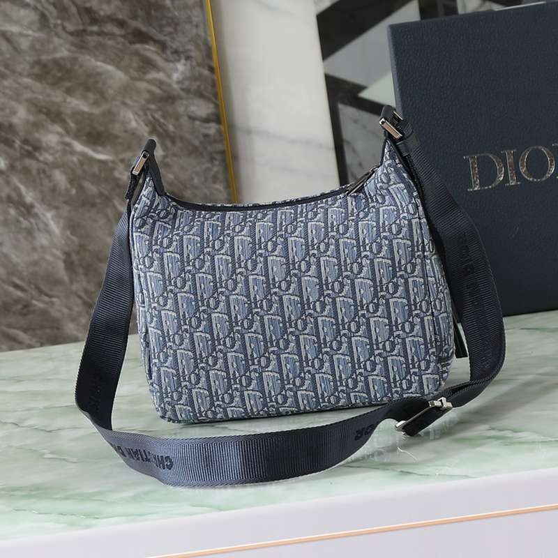 DIOR ライダー ソフト ショルダーバッグ オブリーク メンズ 25×22×9cm