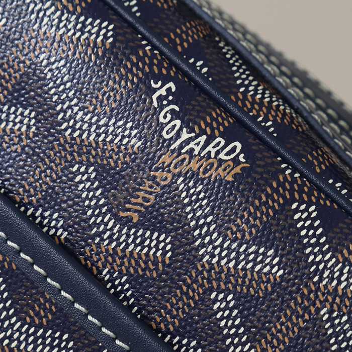 GOYARD カメラバッグ カーフレザー メンズ 22.5×13×7cm