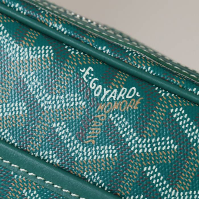 GOYARD カメラバッグ カーフレザー メンズ 22.5×13×7cm