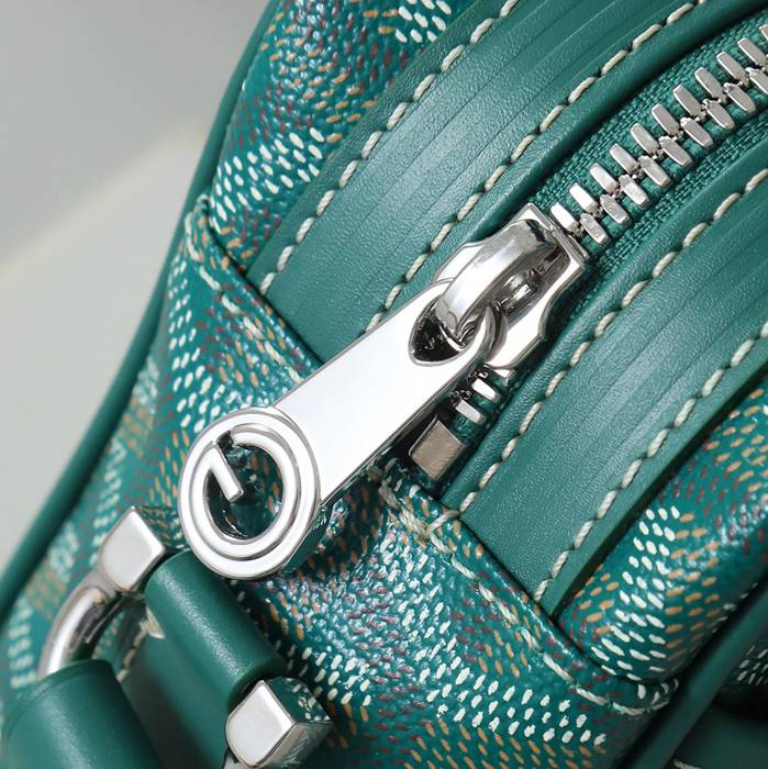 GOYARD カメラバッグ カーフレザー メンズ 22.5×13×7cm