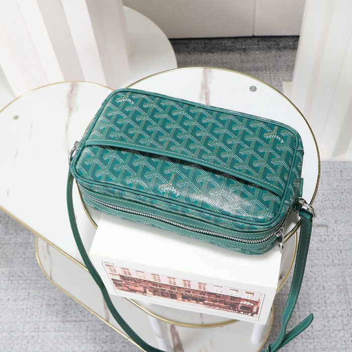 GOYARD カメラバッグ カーフレザー メンズ 22.5×13×7cm
