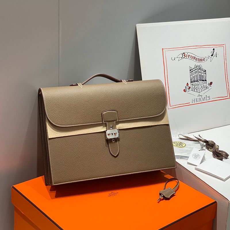 HERMES サックアデペッシュ ブリーフケース メンズ 38×28×9cm HERMES サックアデペッシュ ブリーフケース メンズ 38×28×9cm