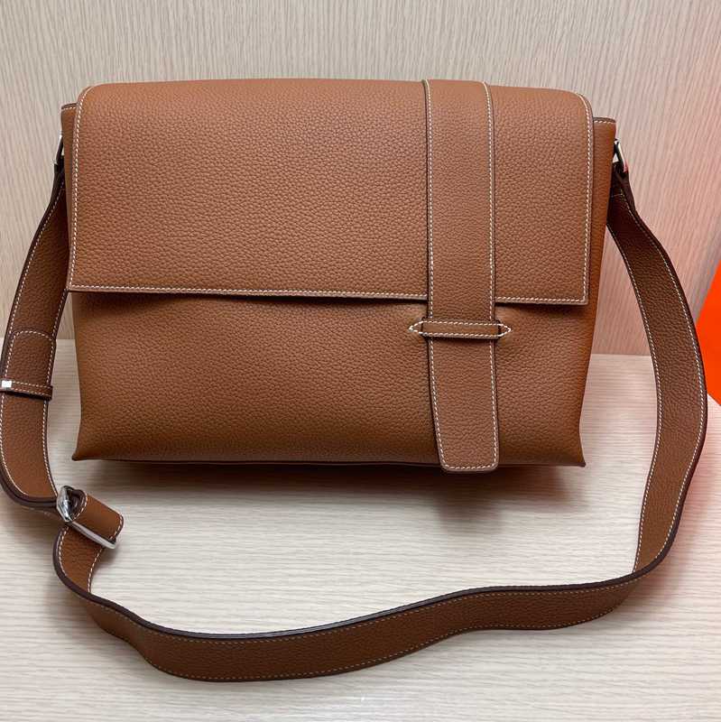 HERMES アルフレッド メッセンジャーバッグ ユニセックス 34×28×10cm HERMES アルフレッド メッセンジャーバッグ ユニセックス 34×28×10cm
