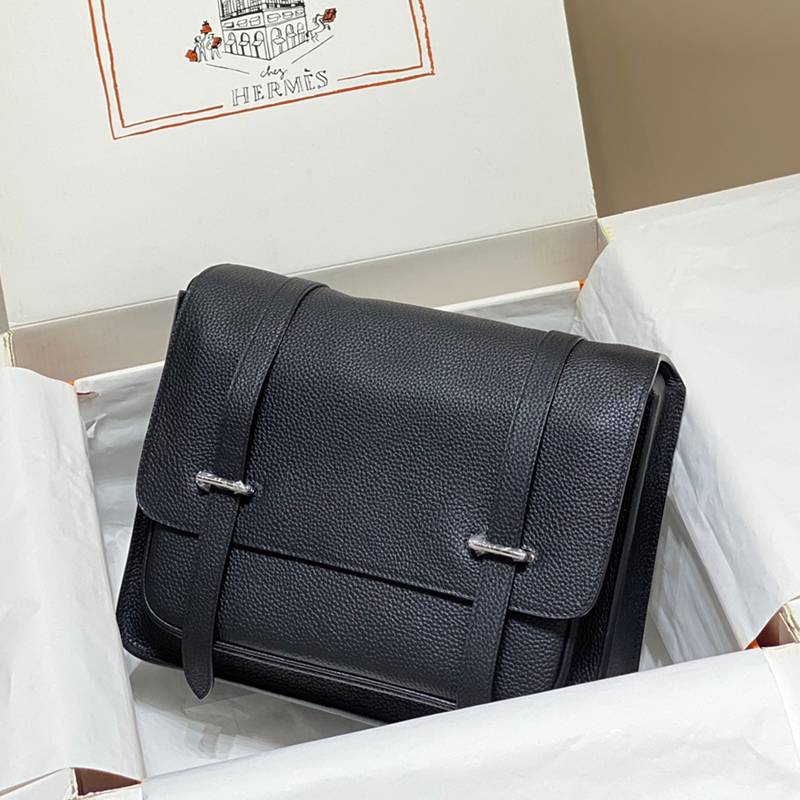 HERMES スティーブン ショルダーバッグ メンズ 30×25×10cm HERMES スティーブン ショルダーバッグ メンズ 30×25×10cm