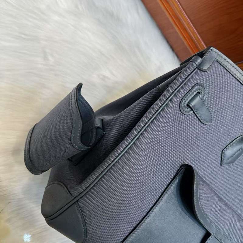 HERMES バーキン 35 カーゴ キャンバス×スウィフト レディース 35×25×18cm