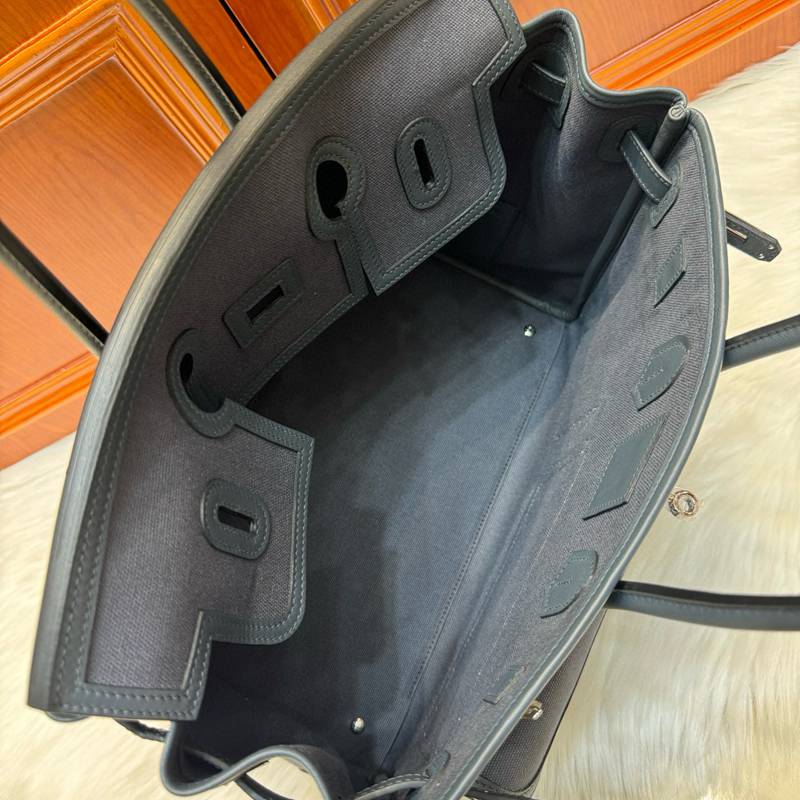 HERMES バーキン 35 カーゴ キャンバス×スウィフト レディース 35×25×18cm