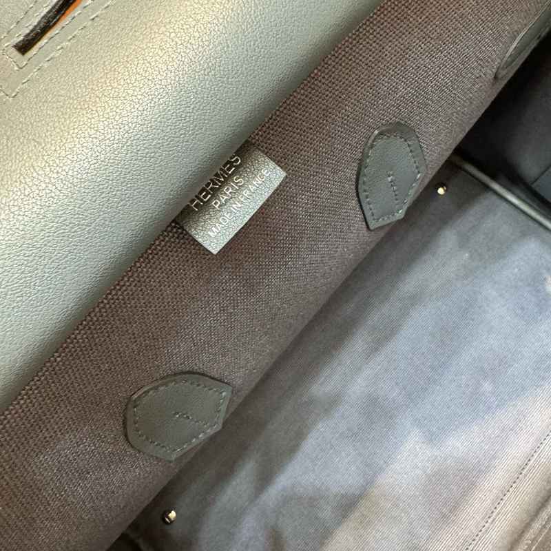 HERMES バーキン 35 カーゴ キャンバス×スウィフト レディース 35×25×18cm