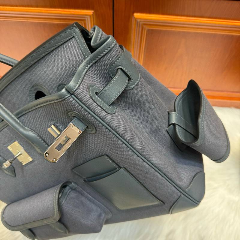 HERMES バーキン 35 カーゴ キャンバス×スウィフト レディース 35×25×18cm